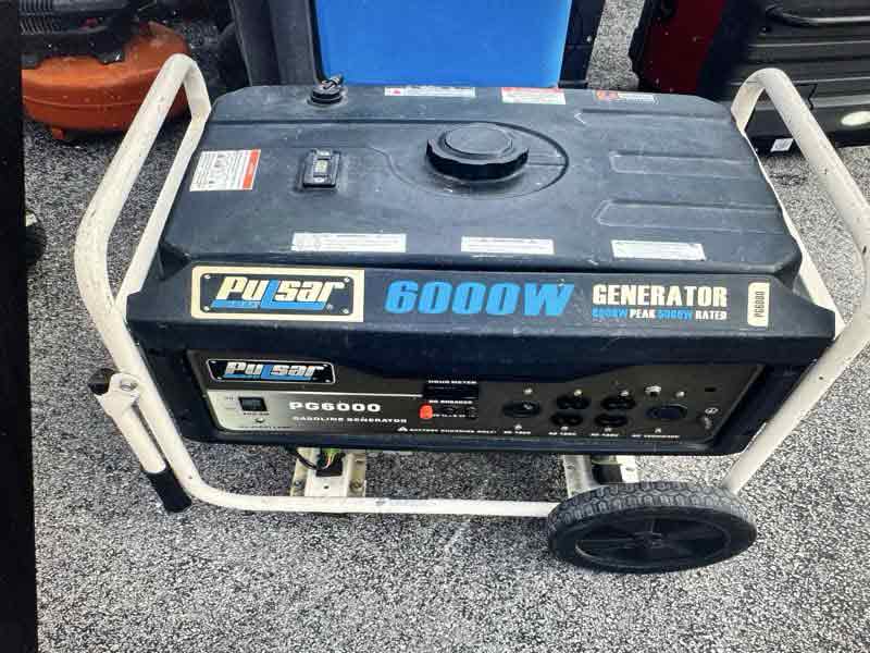 a 6000 watt generator is available to rent in Cutler Bay.